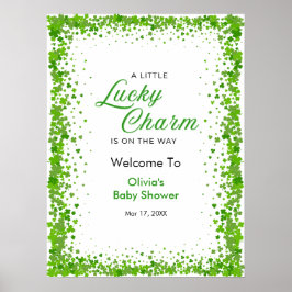 St Patricks Day En liten lyckosam jättebra bebisfe Poster