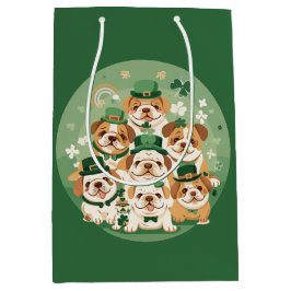 St. Patrick's Day English Bulldog