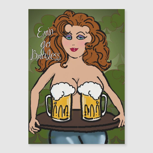 St. Patrick's Day | Erin Go Braless (Framsida)