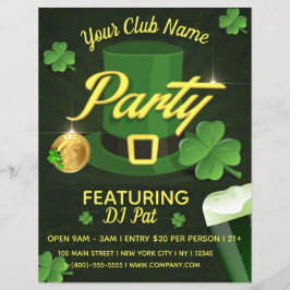 St. Patrick's Day Event Party Flyer