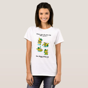 St patrick's day   får Jiggy med den Tee Shirt