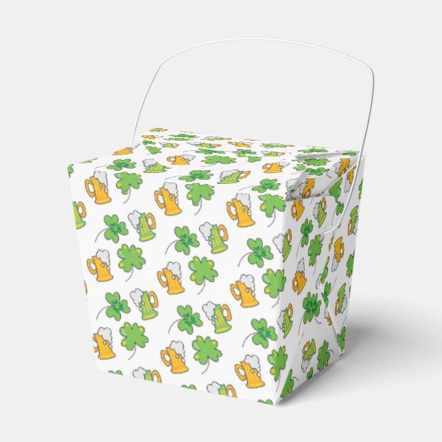 St. Patrick's Day Favor Box Presentaskar (Framsidan Sidan)