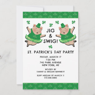 St. Patrick's Day-fest Inbjudningar