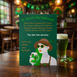 St. Patrick's Day-fest Invitation Inbjudningar