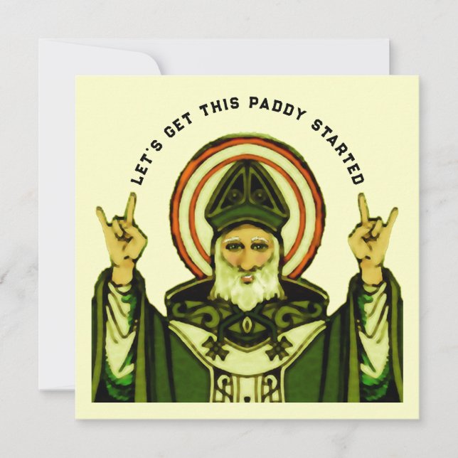 St. Patricks Day-fest Invitationer Inbjudningar (Framsida)