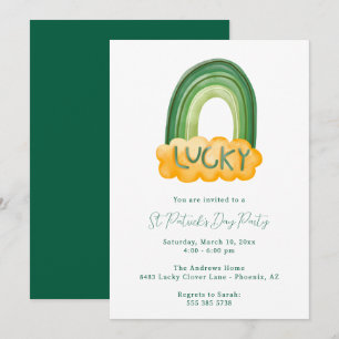 St. Patrick's Day Festlighetsinbjudan Inbjudningar