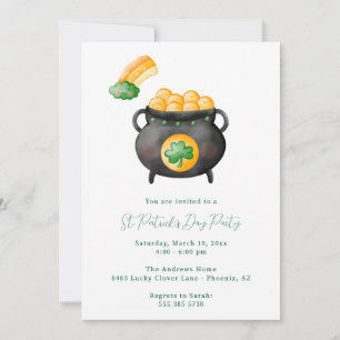 St. Patrick's Day Festlighetsinbjudan Inbjudningar