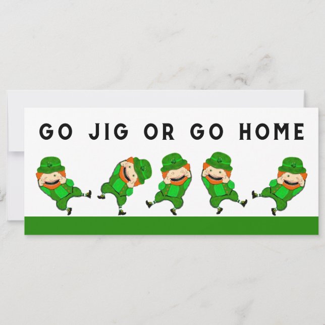 St. Patrick's Day-firande Inbjudningar (Framsida)
