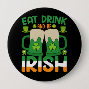 St. Patrick's Day-firande Knapp