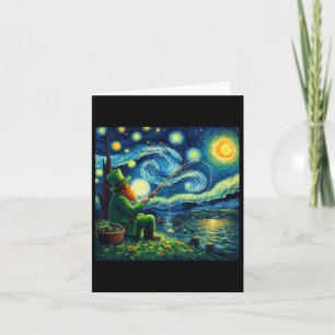 St patricks day Fishing Irish Leprechaun Starry Ni Kort