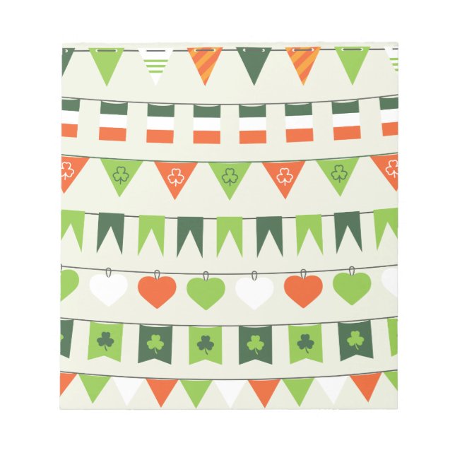 st patricks day flagga anteckningsblock (Framsida)
