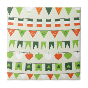 st patricks day flagga kakelplatta