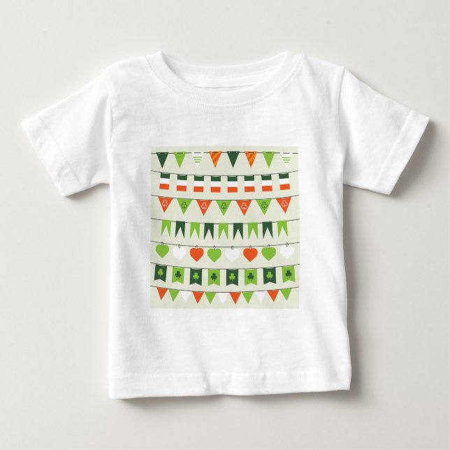 st patricks day flagga t shirt (Framsida)
