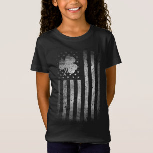 St. Patricks Day Flagga - Vintage Irish American S T Shirt