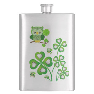 St. Patrick's Day Flask Uggla Fickplunta