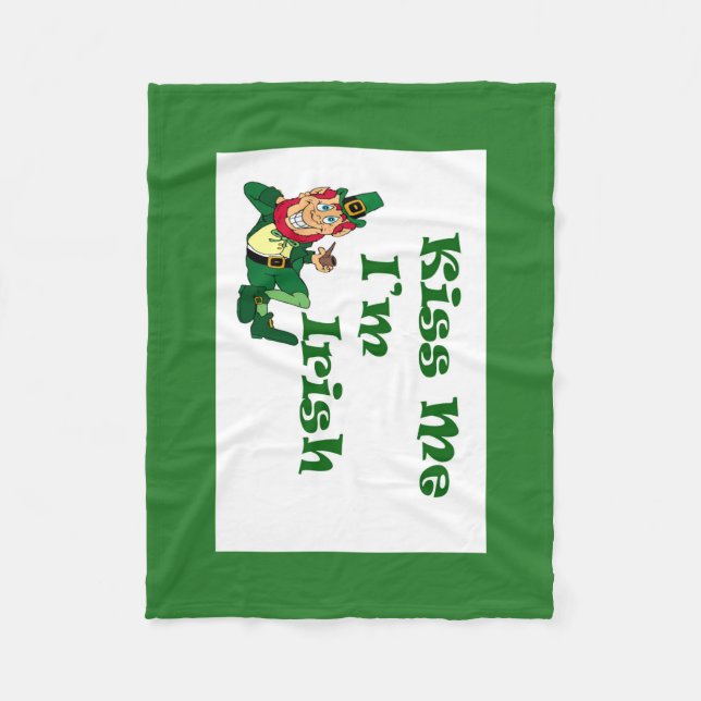 St.Patricks Day Fleece Blanket (Framsidan)