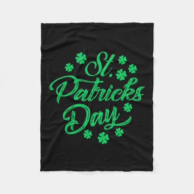 St patricks day fleecefilt (Framsidan)