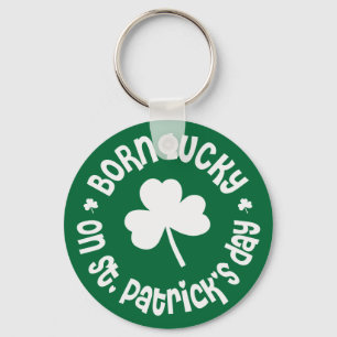 St patricks day födelsedag nyckelring