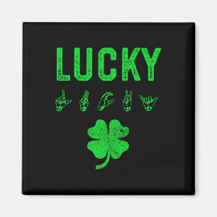St patricks day för att öka medvetenheten om LUCKY Magnet
