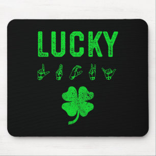 St patricks day för att öka medvetenheten om LUCKY Musmatta