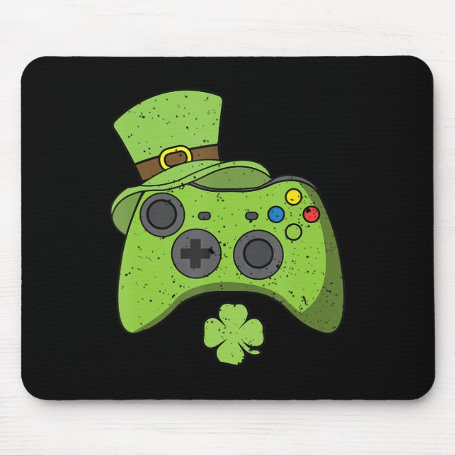 St patricks day för barnspel i videospelskonsolen  musmatta (Framsidan)