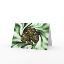 st patrick's day för celtic guld shamrock