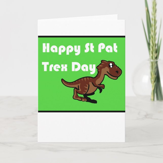 St patricks day för dag för lyckligSt passande Helgkort (Framsida)