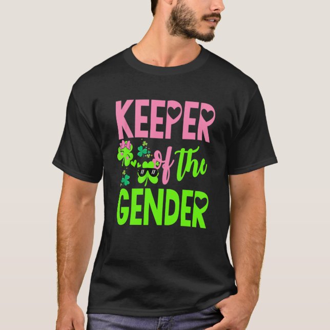 St patricks day för gender Visa innehavare av Gend T Shirt (Framsida)