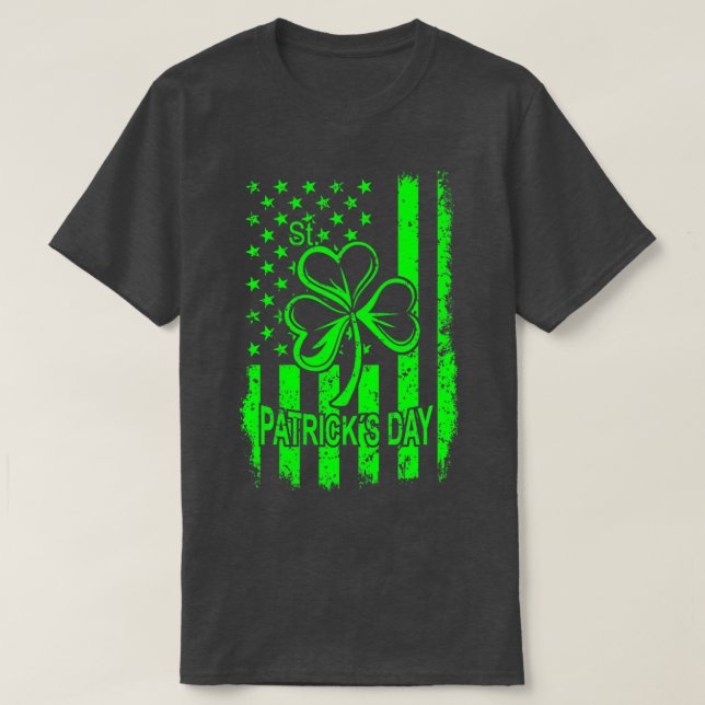 st patricks day för grönt t shirt (Design framsida)