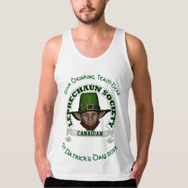 St patrick's day för kanadensisk leprechaun-anpass t-shirt