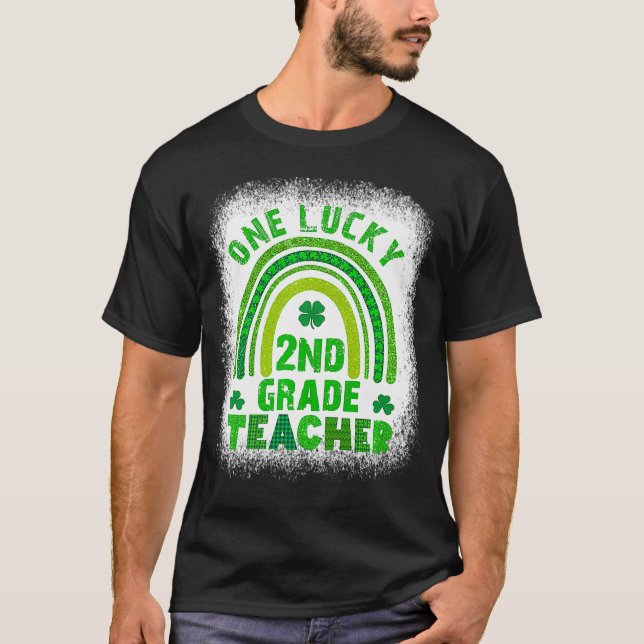 St patricks day för kvinnliga Shamrock One Lucky T Shirt (Framsida)