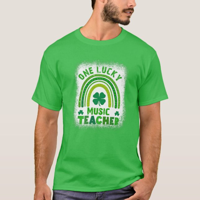 St patricks day för kvinnliga Shamrock One Lucky T T Shirt (Framsida)