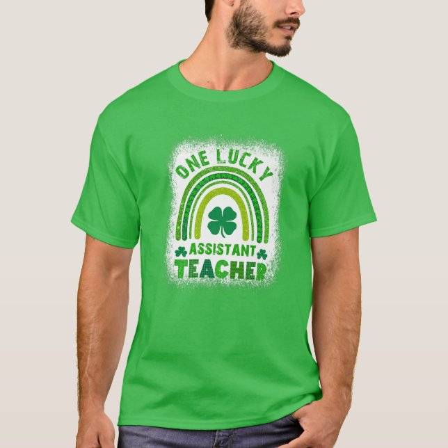 St patricks day för kvinnliga Shamrock One Lucky T T Shirt (Framsida)