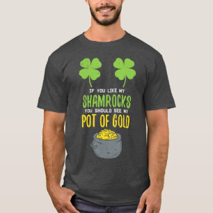 st patricks day för kvinnor om du gillar min t shirt