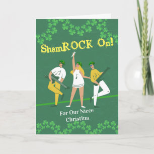 St. Patrick's Day for Niece Shamrock On Kort