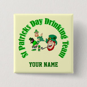 St patrick's day för personlig knapp