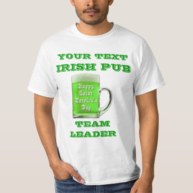 St patrick's day för personlig t shirt (Framsida)