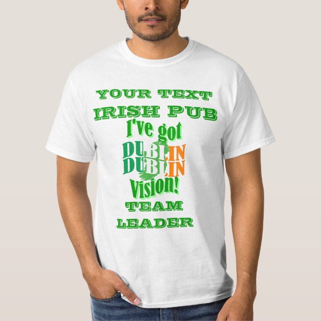 St patrick's day för personlig t shirt (Framsida)