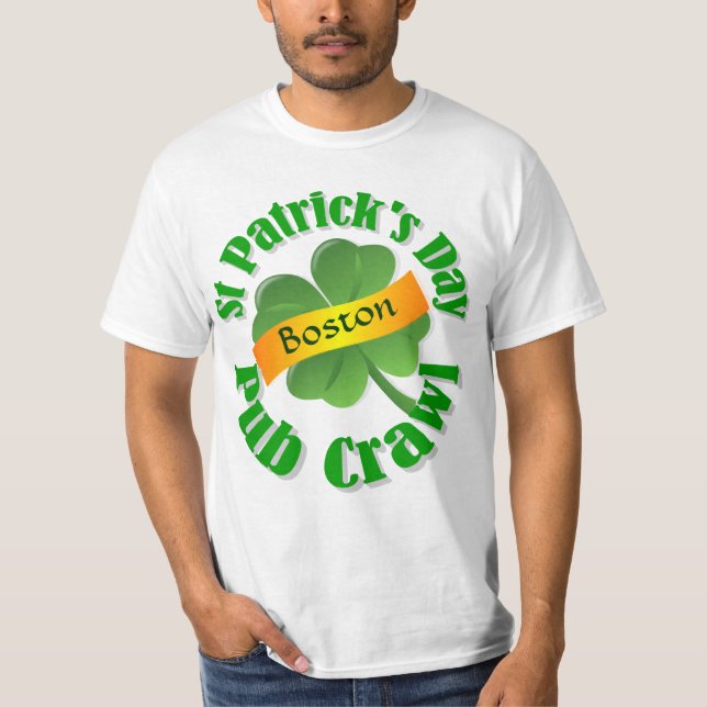 St patrick's day för personlig tee shirt (Framsida)