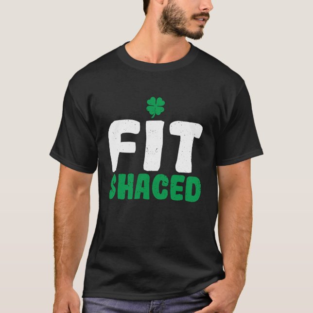 St patricks day för Pridet "Passning av Shaced Fun T Shirt (Framsida)