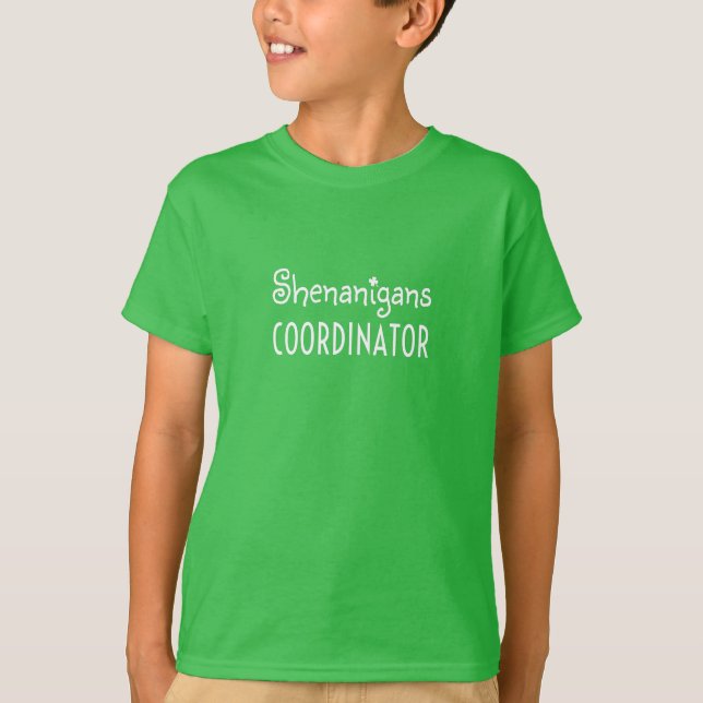 St patrick's day för samordnare för Shenanigans T Shirt (Framsida)