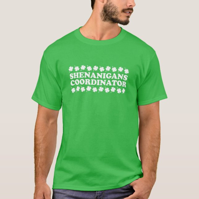 St patrick's day för samordnare för Shenanigans T Shirt (Framsida)