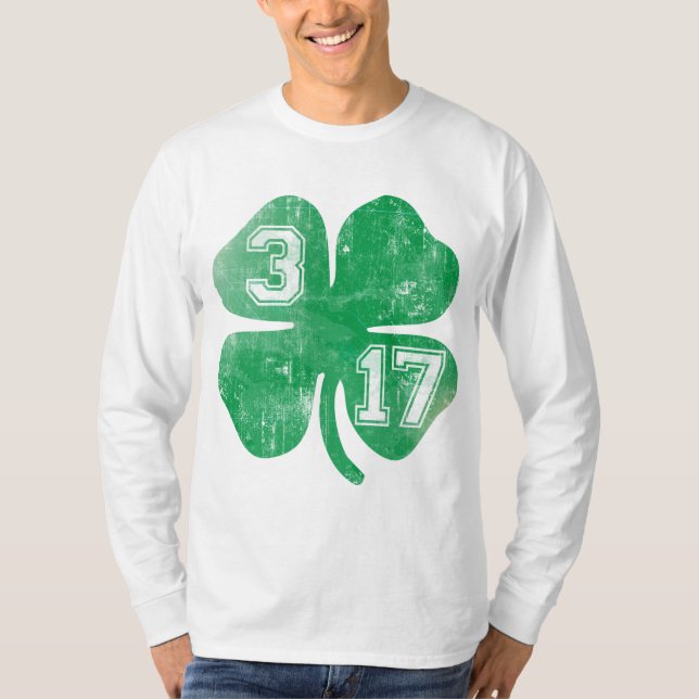 St patricks day för Shamrock 3/17 T-shirt (Framsida)