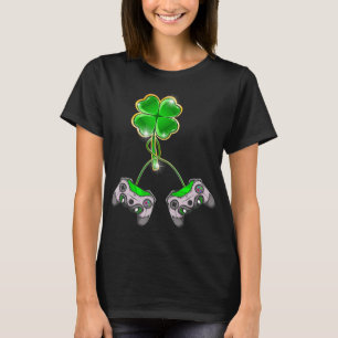 St patricks day för spel i roligt Gamer Video Game T Shirt