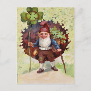 St patrick's day för vintage vykort
