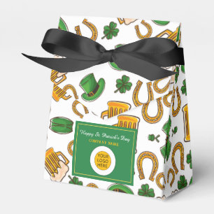St. Patricks Day Företagets affärslogotyp Kampanj Presentaskar