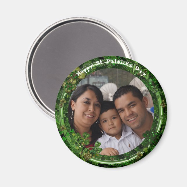 St. Patrick's Day Foto Magnet (Front/Back)