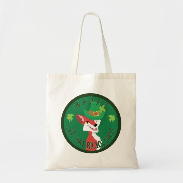 St. Patrick's Day Fox Tygkasse (Framsidan)