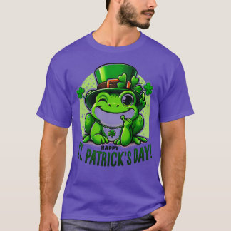 St patricks day Frog Ansikte Saint Pattys Paddys M T Shirt