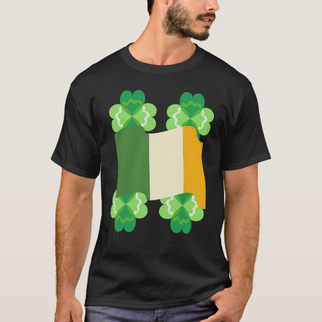 St Patrick's Day Fun Beer Drink Party Dublin Irlan T Shirt (Framsida)